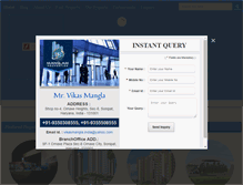 Tablet Screenshot of manglamproperties.co.in